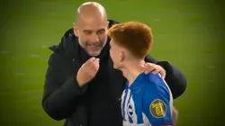 Guardiola saludó al Colo Barco.