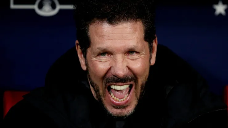 Simeone, el entrenador de Atlético de Madrid.