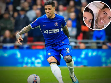 La primera foto de Enzo Fernández luego de su operación