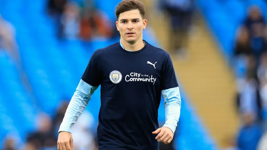 Julián Álvarez en el Manchester CIty