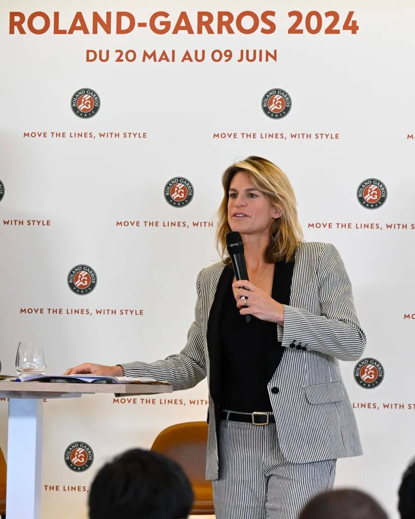 Mauresmo presentó los cambios que habrá en Roland Garros 2024. (Foto: @RolandGarros).