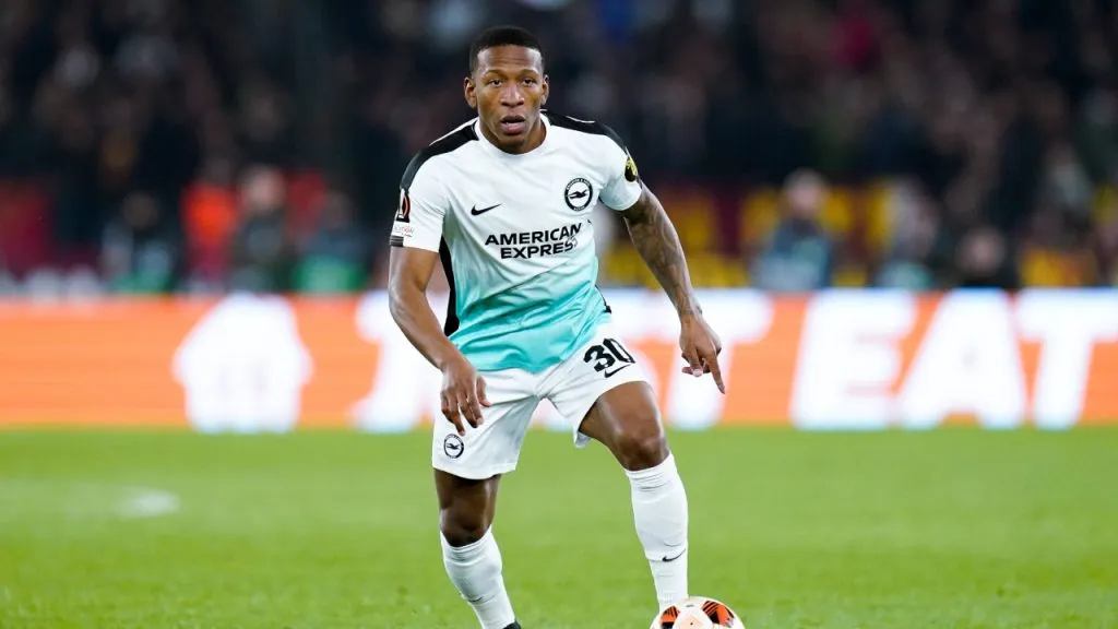 Pervis Estupiñán, lateral izquierdo ecuatoriano del Brighton (IMAGO / Giuseppe Maffia).