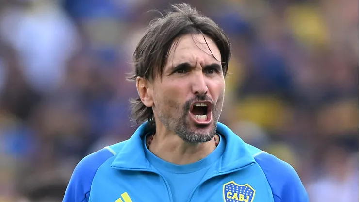 Diego Martínez, el DT de Boca.