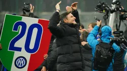 El argentino celebró un nuevo título como directivo de Inter.