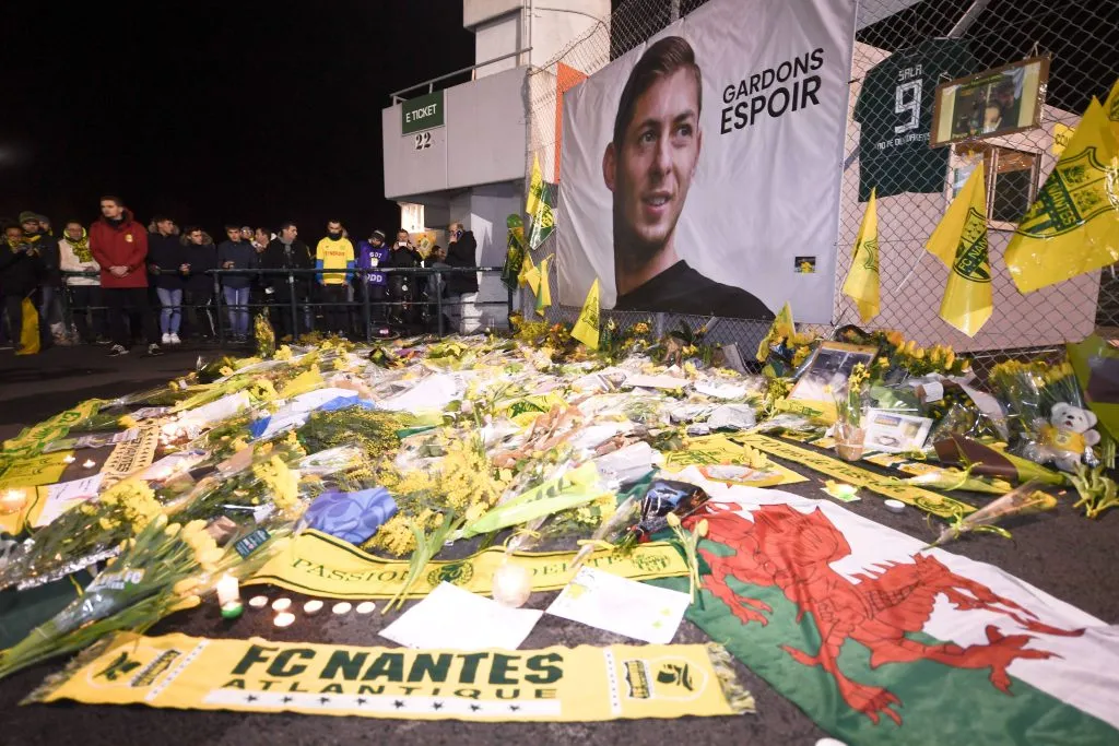Homenaje a Emiliano Sala en Nantes (IMAGO)