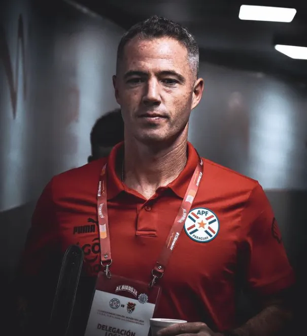 Andrés San Martín, actualmente como ayudante de campo de Dani Garnero en Paraguay. (Foto: @sanma20).