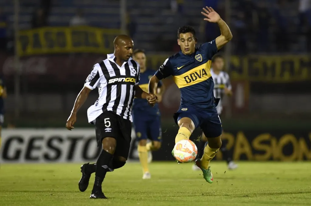 Franco Cristaldo durante su paso por Boca. (Foto: IMAGO / Xinhua).