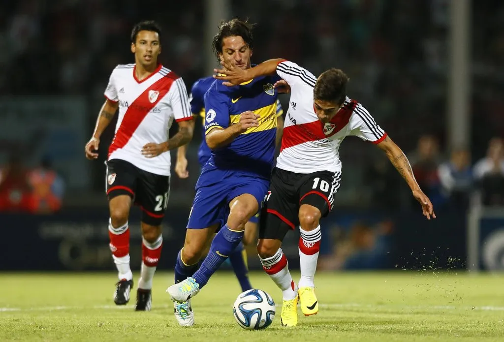 En enero de 2014, River venció a Boca por 2 a 0 en un amistoso de verano. (Foto: IMAGO).