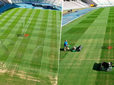 IMÁGENES EXCLUSIVAS: así está el campo de juego del Kempes a menos de 24 horas para el Superclásico