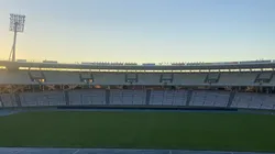 El terreno de juego ha evolucionado día a día, pero todavía no está en óptimas condiciones.