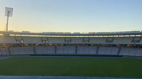 El terreno de juego ha evolucionado día a día, pero todavía no está en óptimas condiciones.