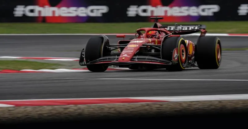 Leclerc largará séptimo la Sprint del GP de China. (IMAGO / Xinhua)