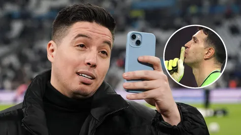 El exjugador francés encontró respuesta de parte de los fanáticos de Dibu Martínez.