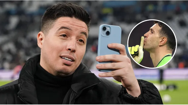 El exjugador francés encontró respuesta de parte de los fanáticos de Dibu Martínez.