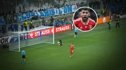 El defensor argentino marcó su penal ante el Marsella.