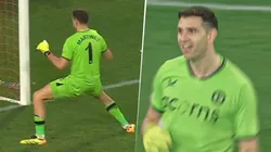 El festejo de Dibu contra Lille.