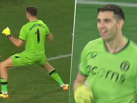 El baile de Dibu Martínez en la cara de los franceses tras ser héroe en los penales