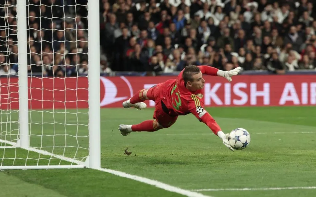 Andriy Lunin, el héroe del triunfo del Real Madrid ante el Manchester City.