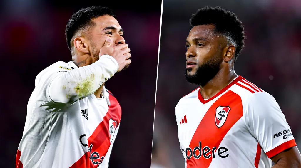 Paulo Díaz y Miguel Borja, tocados a días del Superclásico. (Fotos: Getty Images)