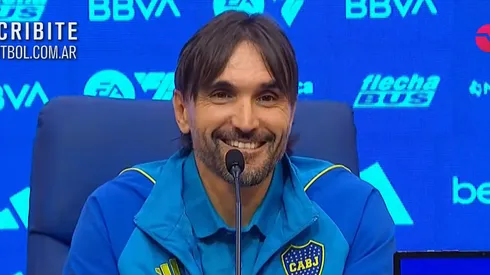 Martínez, el DT de Boca.