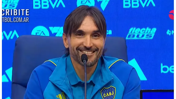 Martínez, el DT de Boca.