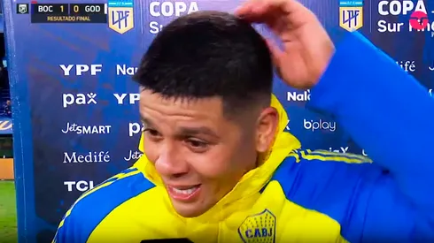 Rojo se enteró en vivo que hay Superclásico en cuartos