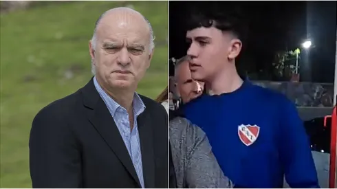 Néstor Grindetti vivió un incómodo momento tras el empate del Rojo.