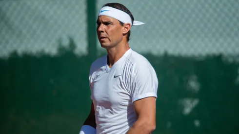Rafael Nadal en acción.