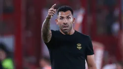 Carlos Tevez en su paso como DT de Independiente