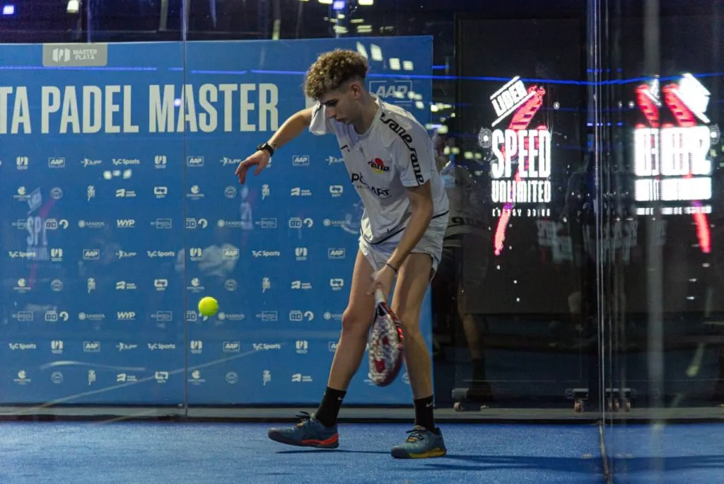 Juan Rubini, uno de los campeones del Máster Plata de Nordelta. (Foto: Prensa APT).