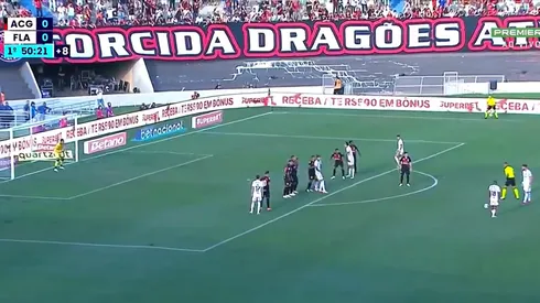 El uruguayo abrió la cuenta para Flamengo.