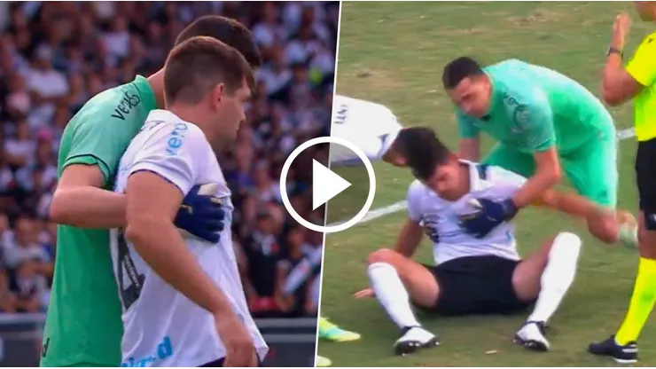 Walter Kannemann no pudo continuar en cancha.