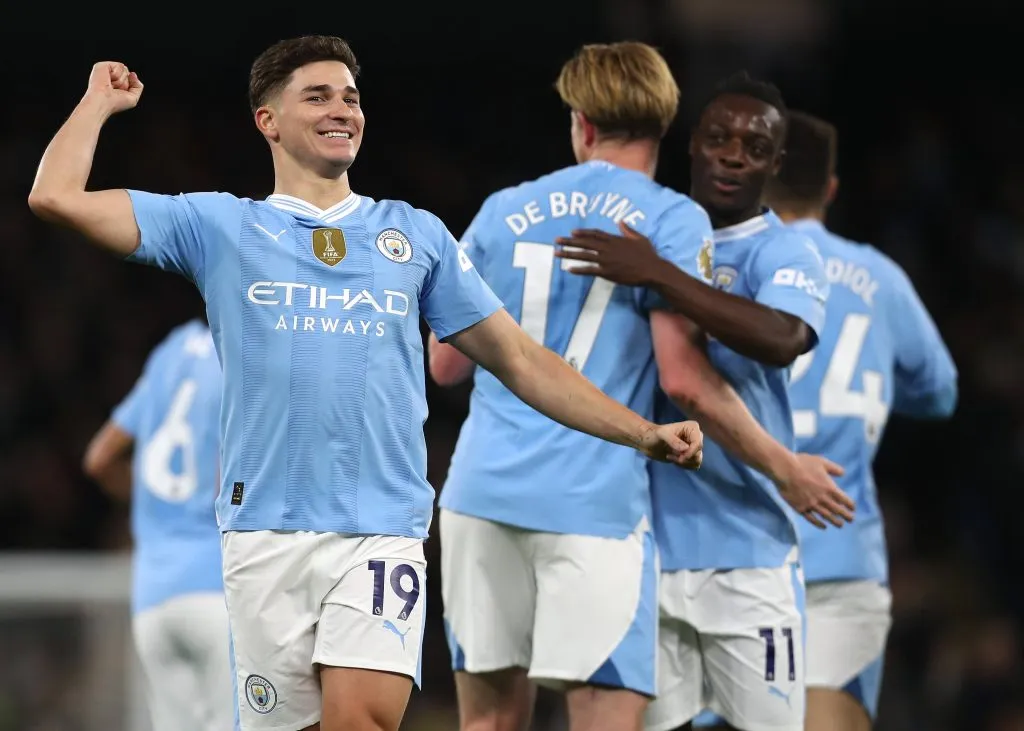 Julián Celebrando su último gol en la Premier League. (Foto: IMAGO)