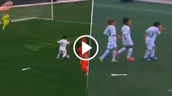 Mateo Messi marcó 5 goles en un partido.