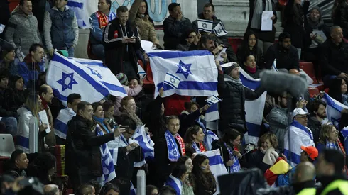 Hinchas de la Selección de Israel.