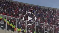 VIDEO | La chicana de los hinchas de Nacional a River: "El que no salta se fue a la B"