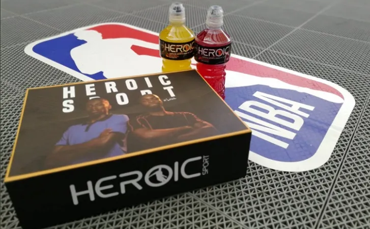 Heroic Sport, la bebida energética de Lass Diarra que firmó con la NBA.