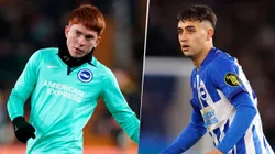 Barco y Buonanotte, jugadores argentinos del Brighton.