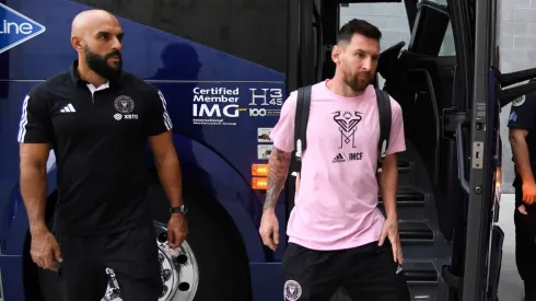 Yassine Cheuko revisó el Estadio BBVA de Nuevo León para mayor seguridad de Lionel Messi.