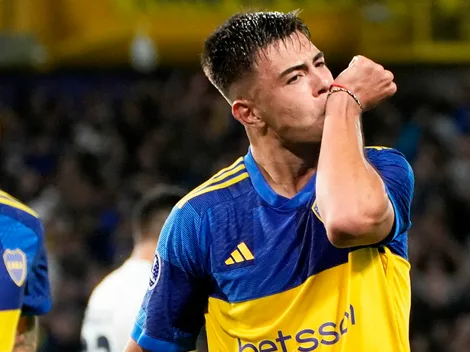 El emotivo posteo de Aaron Anselmino tras convertir su primer gol en Boca
