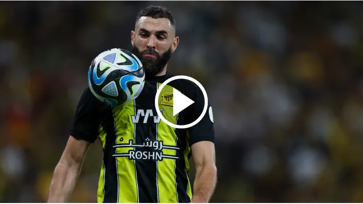 Benzema volvió a anotar en Al-Ittihad.