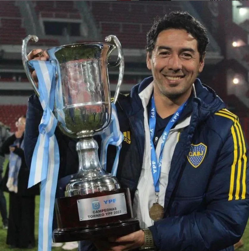 Pablo Jerez, ayudante de campo del fútbol femenino. (Foto: IG de Pablo Jerez).