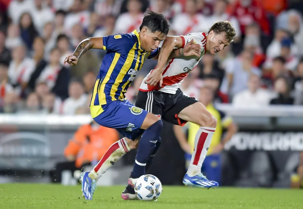 Los hinchas de River apuntaron contra Colidio. (Foto: Getty).