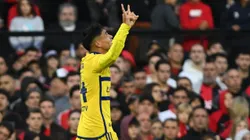 El delantero de Boca volvió a anotar tras más de un año.