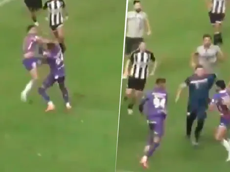 VIDEO | Escándalo con Fortaleza, rival de Boca en Sudamericana: a las piñas con su clásico tras la eliminación en Brasil