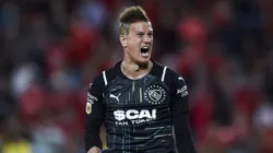 Sebastián Sosa durante su paso por Independiente. (Getty Images)