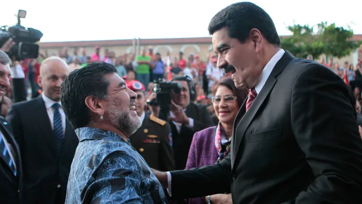 El presidente de Venezuela cree que el astro argentino fue asesinado.