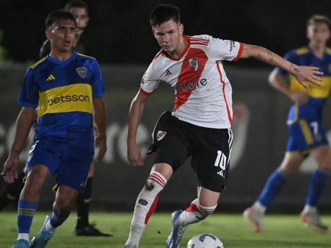 River goleó a Boca en el Superclásico de Reserva con un show de Mastantuono y Ruberto