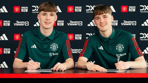 Jack y Tyler Fletcher, gemelos de Manchester United.