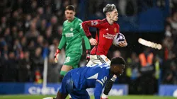 Garnacho, en modo crack: los 2 goles que hizo en Chelsea vs. Manchester United